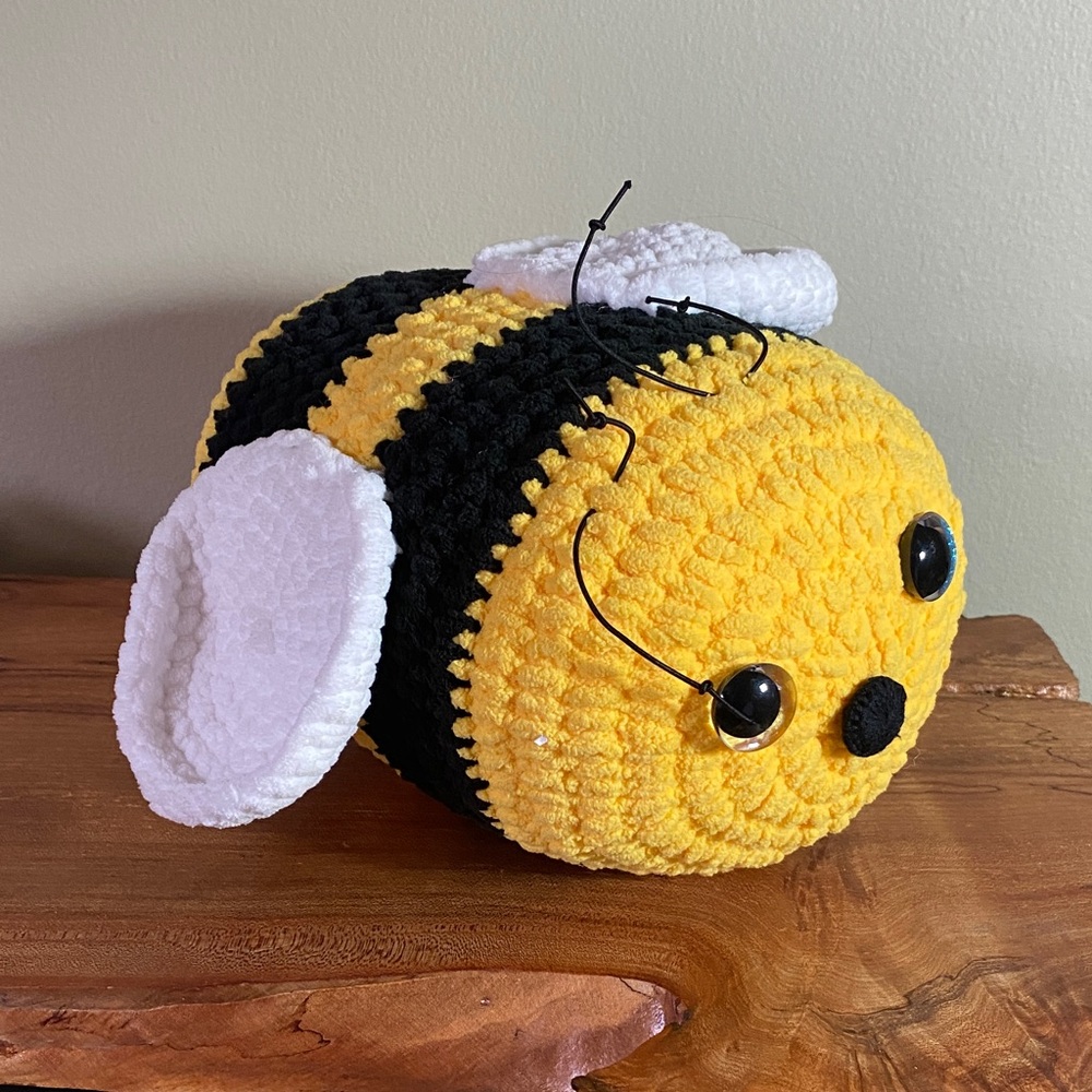 Crochet Bumblebee Plush Toy
